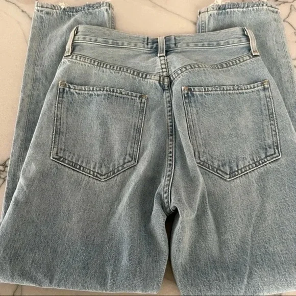 AGOLDE Riley High Rise Organic Cotton Jeans Size B777 - Picture 7 of 7